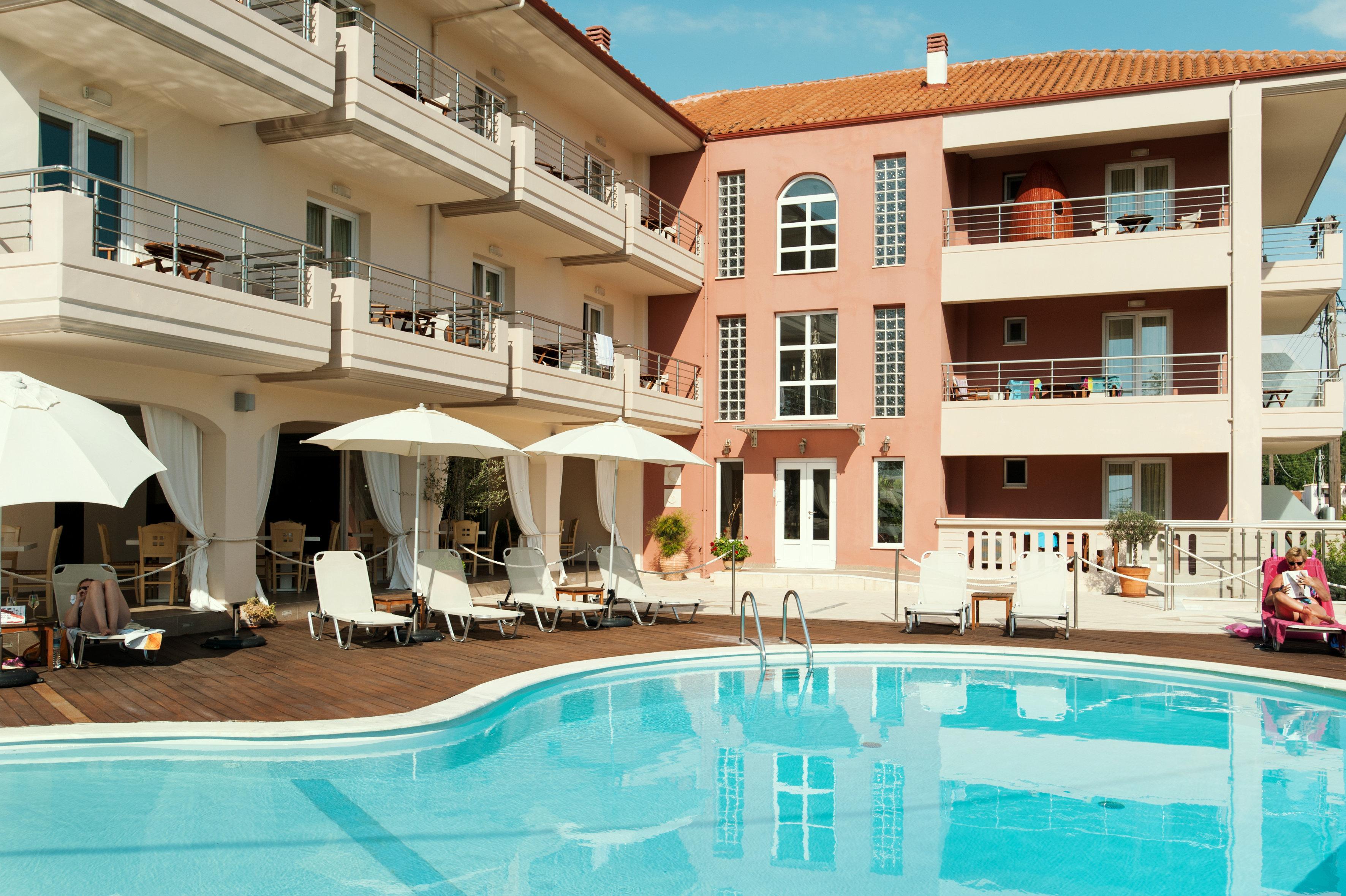 Ammos Bay Hotel Ammoudia Ngoại thất bức ảnh
