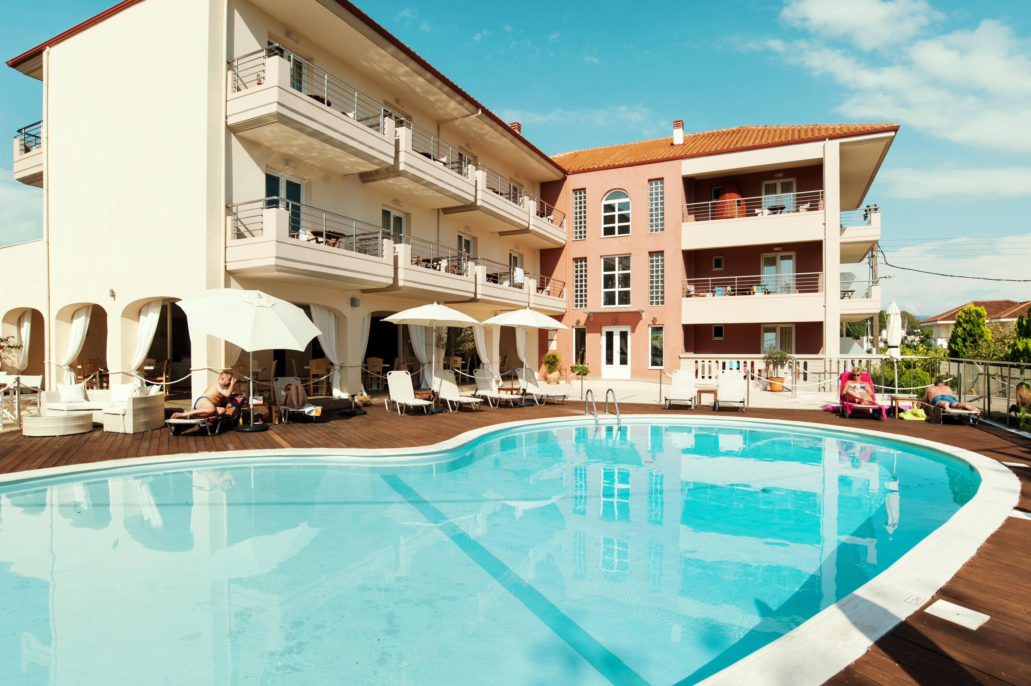 Ammos Bay Hotel Ammoudia Ngoại thất bức ảnh