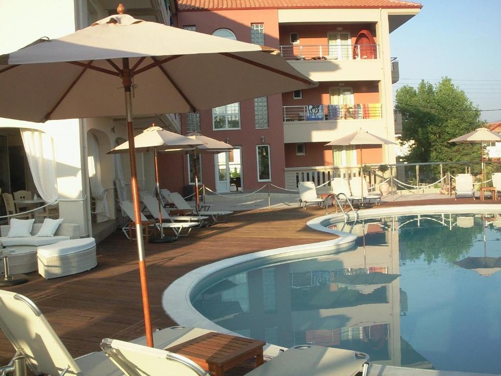 Ammos Bay Hotel Ammoudia Ngoại thất bức ảnh